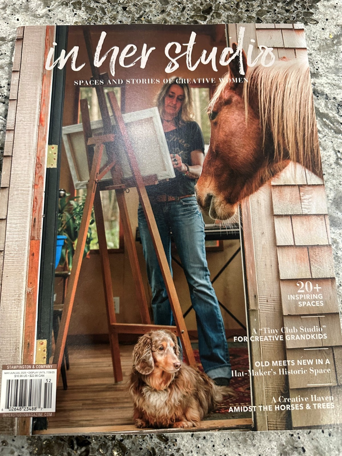 IN HER STUDIO Magazine 20+ Inspiring volume 7 Issue 4 May/June/July 2025