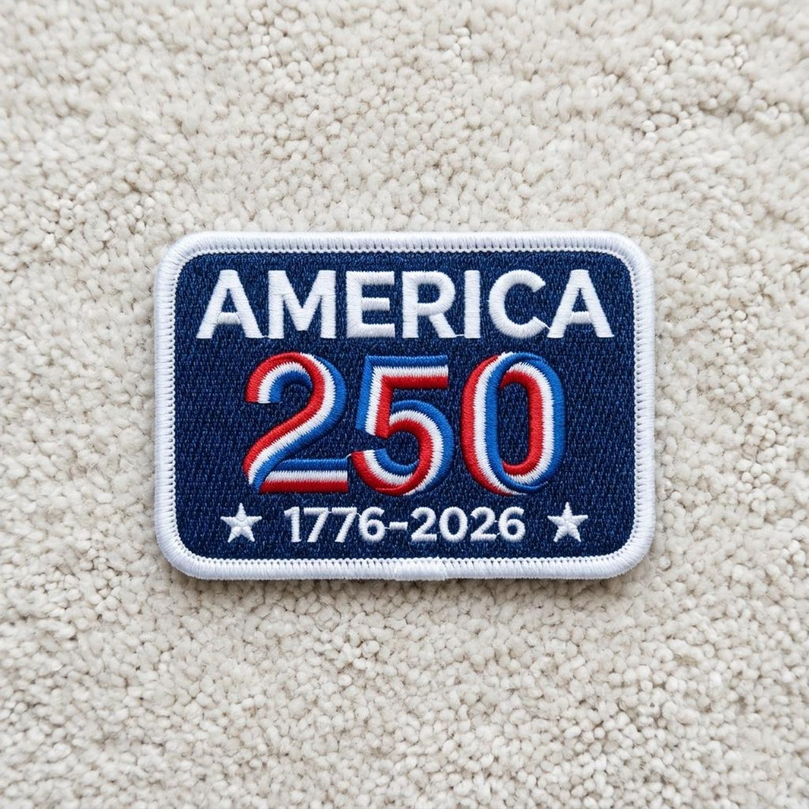Embroidered America 250 Semiquincentennial Patch USA 250th Anniversary Patches