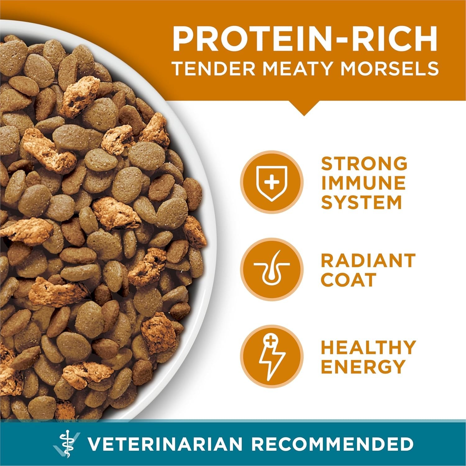 Purina ONE Natural Dry Cat Food, Tender Selects Blend With Real Chicken, 22 lbs
