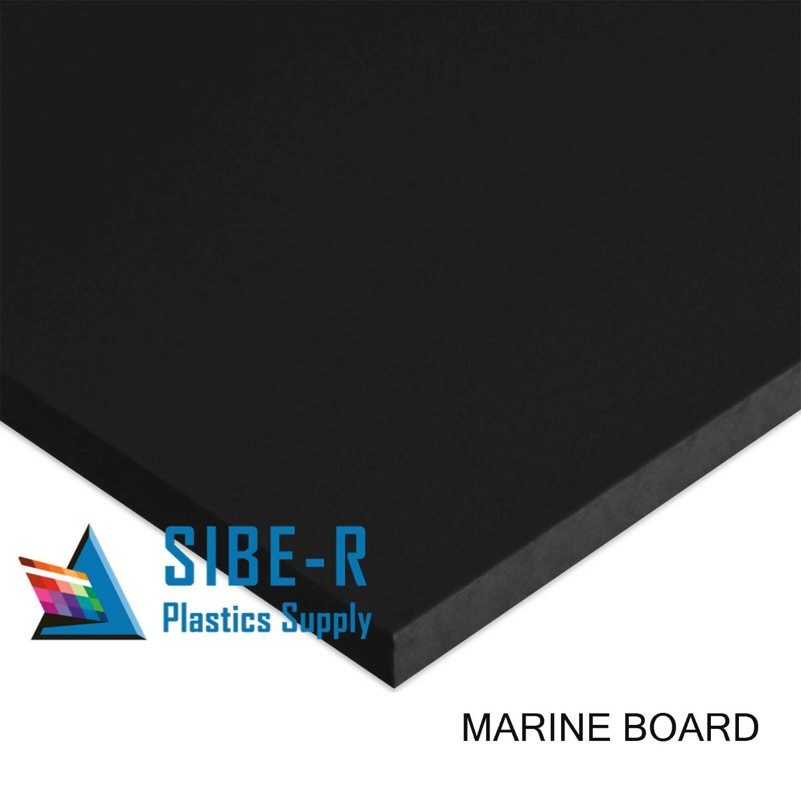 HDPE Marine Board Plastic Sheet – 1/4″ Thick (6mm) – Black – Choose Your Size