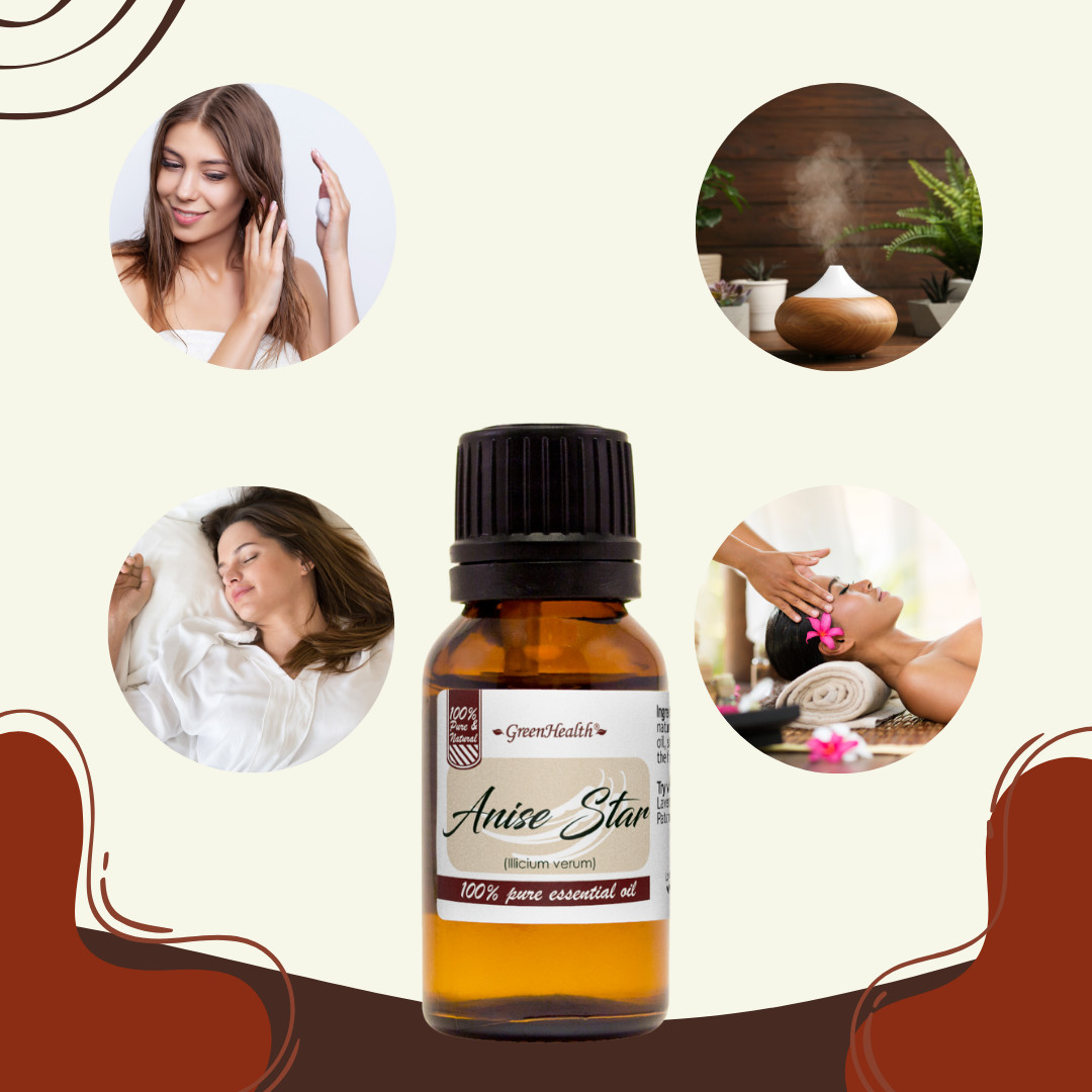 5 ml Anise Star Essential Oil (100% Pure & Natural) – GreenHealth