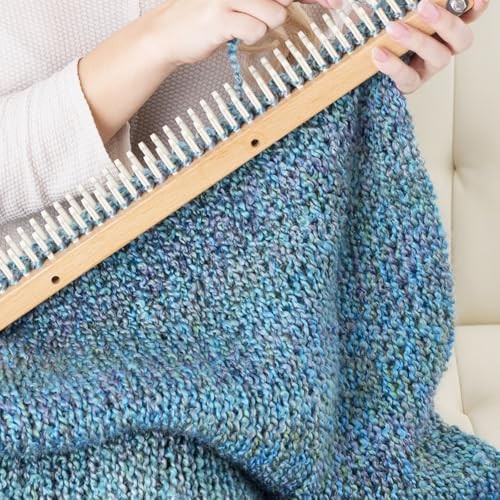 38″ Knitting Loom, for Blankets, Adjustable, Single Knit and Double Knit