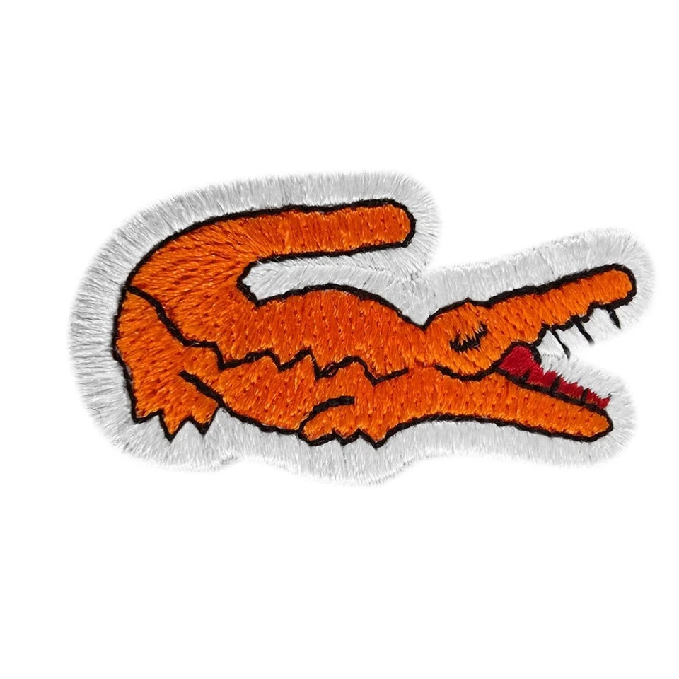 Lacoste Alligator Logo Patch Embroidered Iron/ Sew- On Clothing Badge