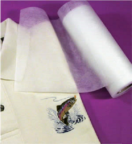 Fusible PolyMesh Plus Cut Away embroidery stabilizer backing Roll/Sheets