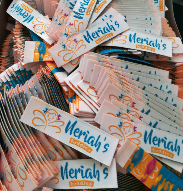 1000pcs customized garment labels woven or printed labels clothing main labels