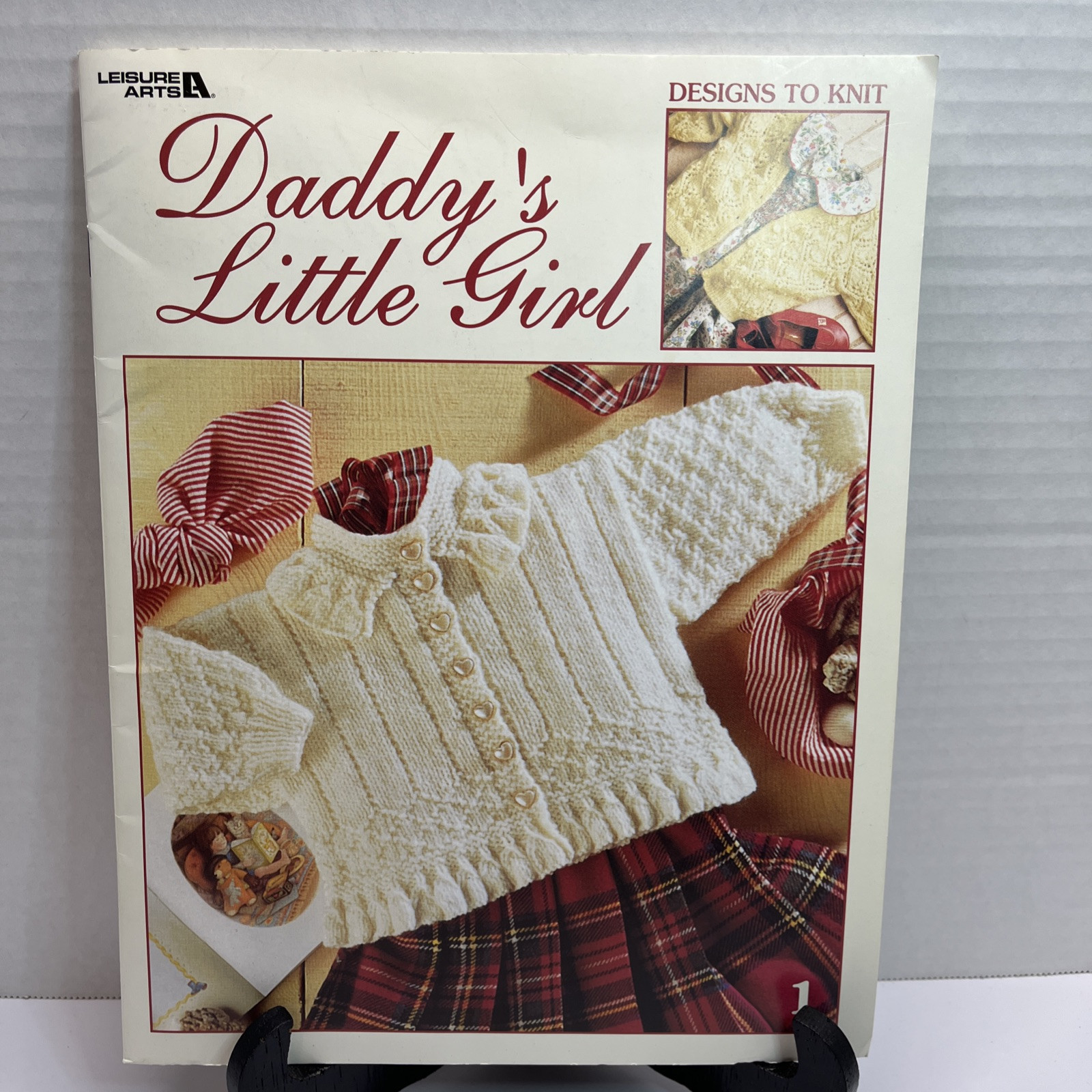 DADDY’S LITTLE GIRL – 6 Sweater Designs to Knit – Sz 3-36 months – Leisure Arts