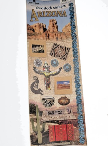 Themed Scrapbook Stickers Sheet Lot City Vacation Outdoor Travel Paper Cardstock