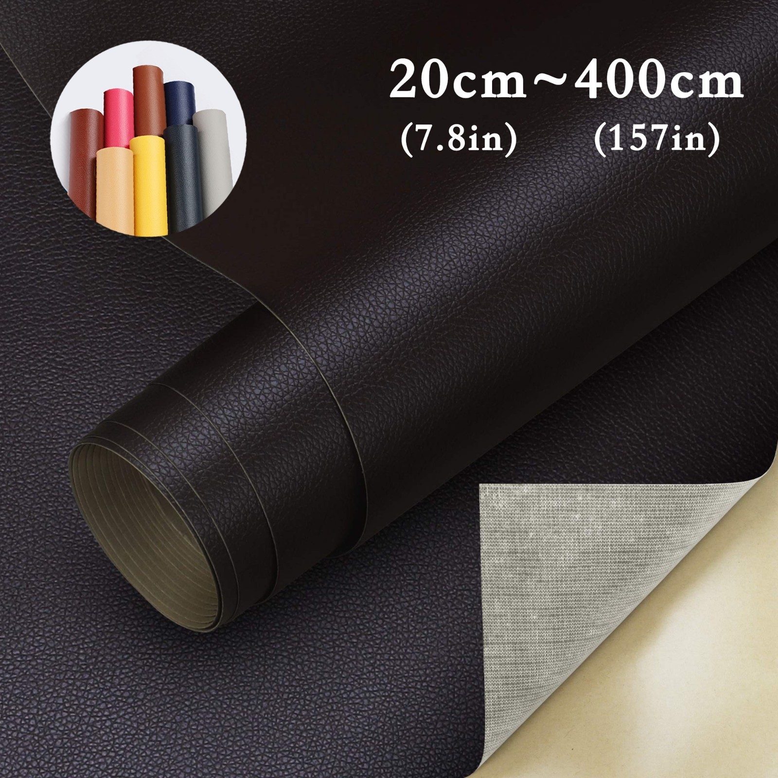 Self-Adhesive Leather Repair Patch Vinyl Repair Kit for Couch/Furniture/Sofas
