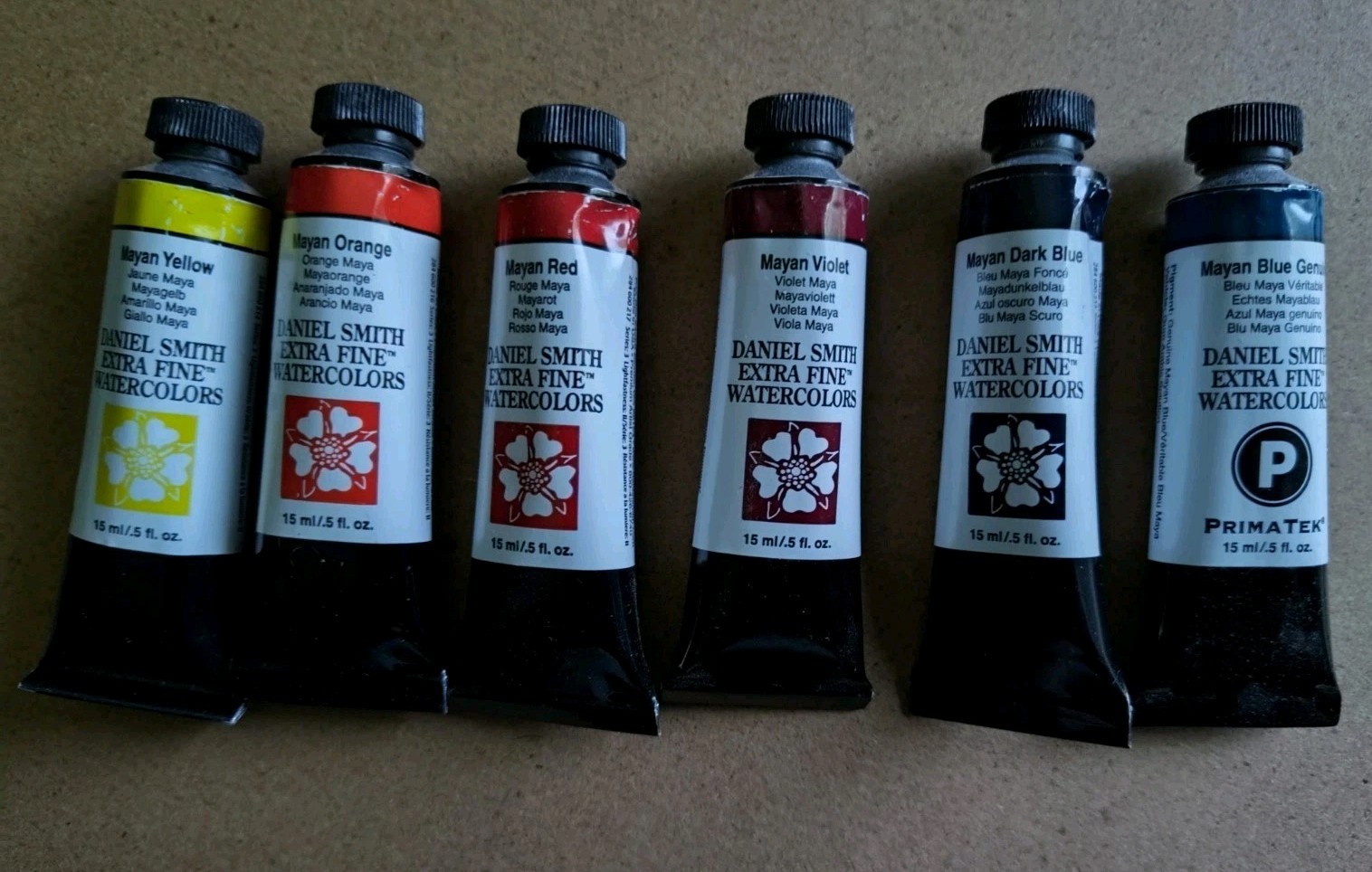 Daniel Smith Mayan 15ML Watercolor Tube Series 6 Colors