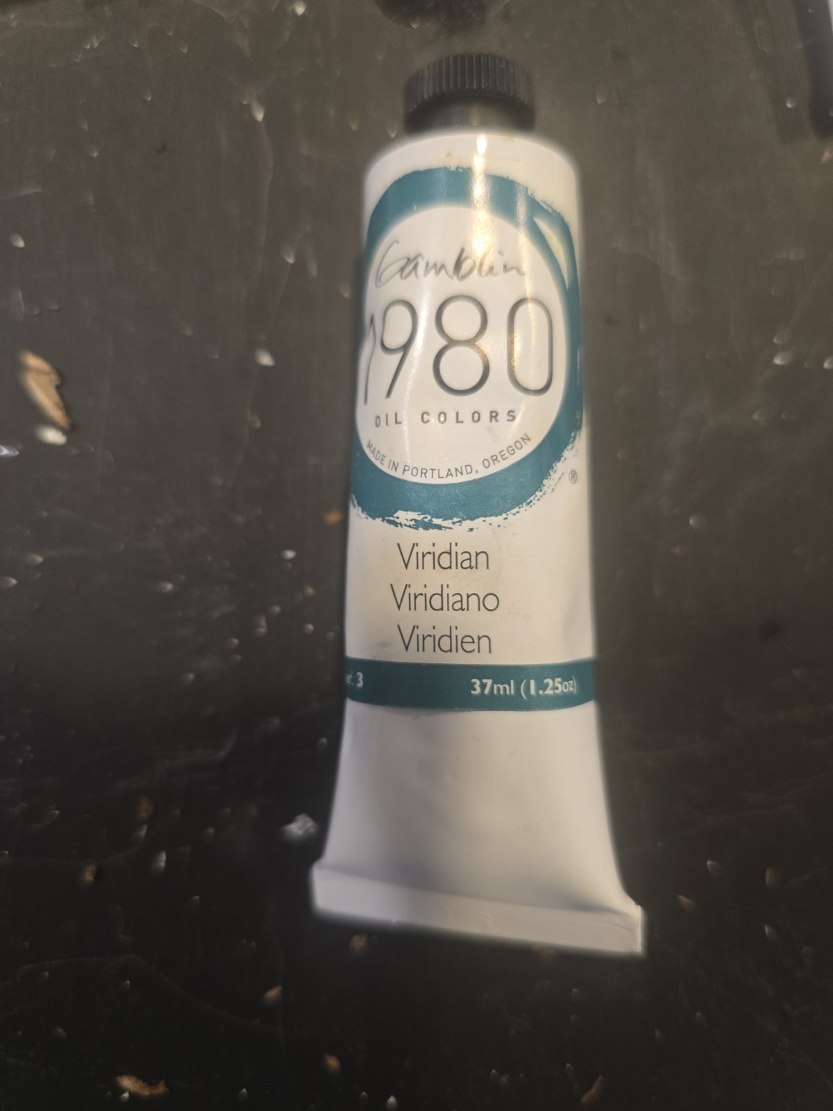 Viridian Oil Paint 37ml Tube Gamblin 1980 Ser 3 HIGH-END Student OIL