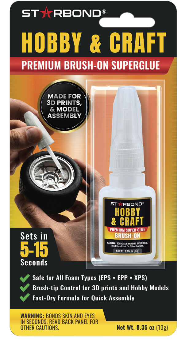 Starbond Hobby & Craft Brush-On Super Glue – Precision Applicator
