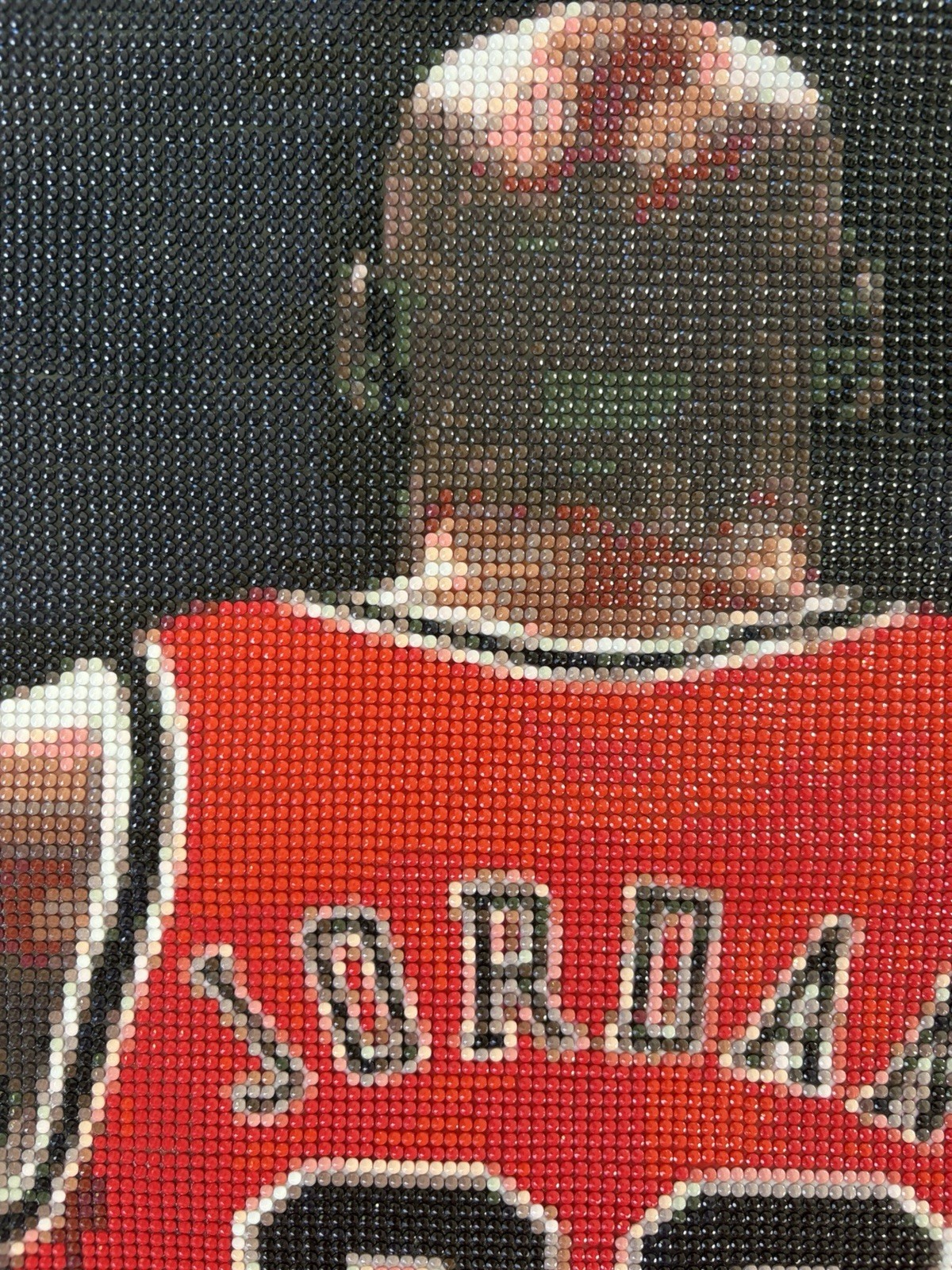 Completed Michael Jordan #23 Chicago Bulls Diamond Art Painting 12” x 15.75”