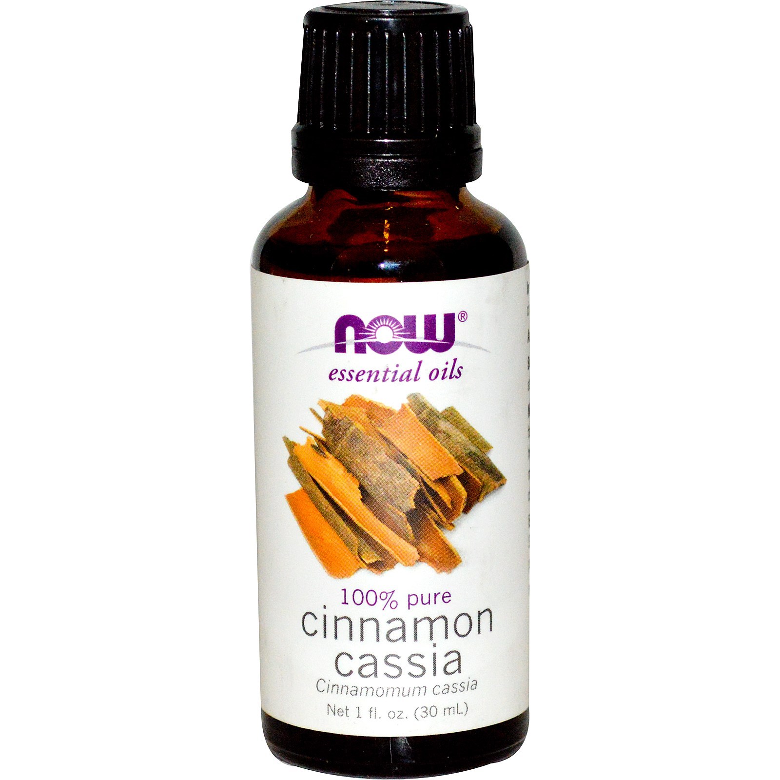 Cinnamon Cassia (100% Pure), 1 oz – NOW Foods Essential Oils