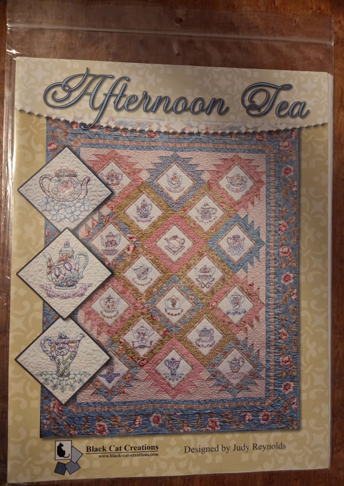 Afternoon Tea Quilt Pattern by Black Cat Creations