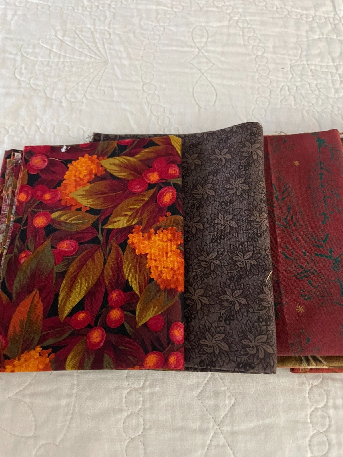9 – Fabric Fat Quarters 18″ x 21″ ( Brown’s )