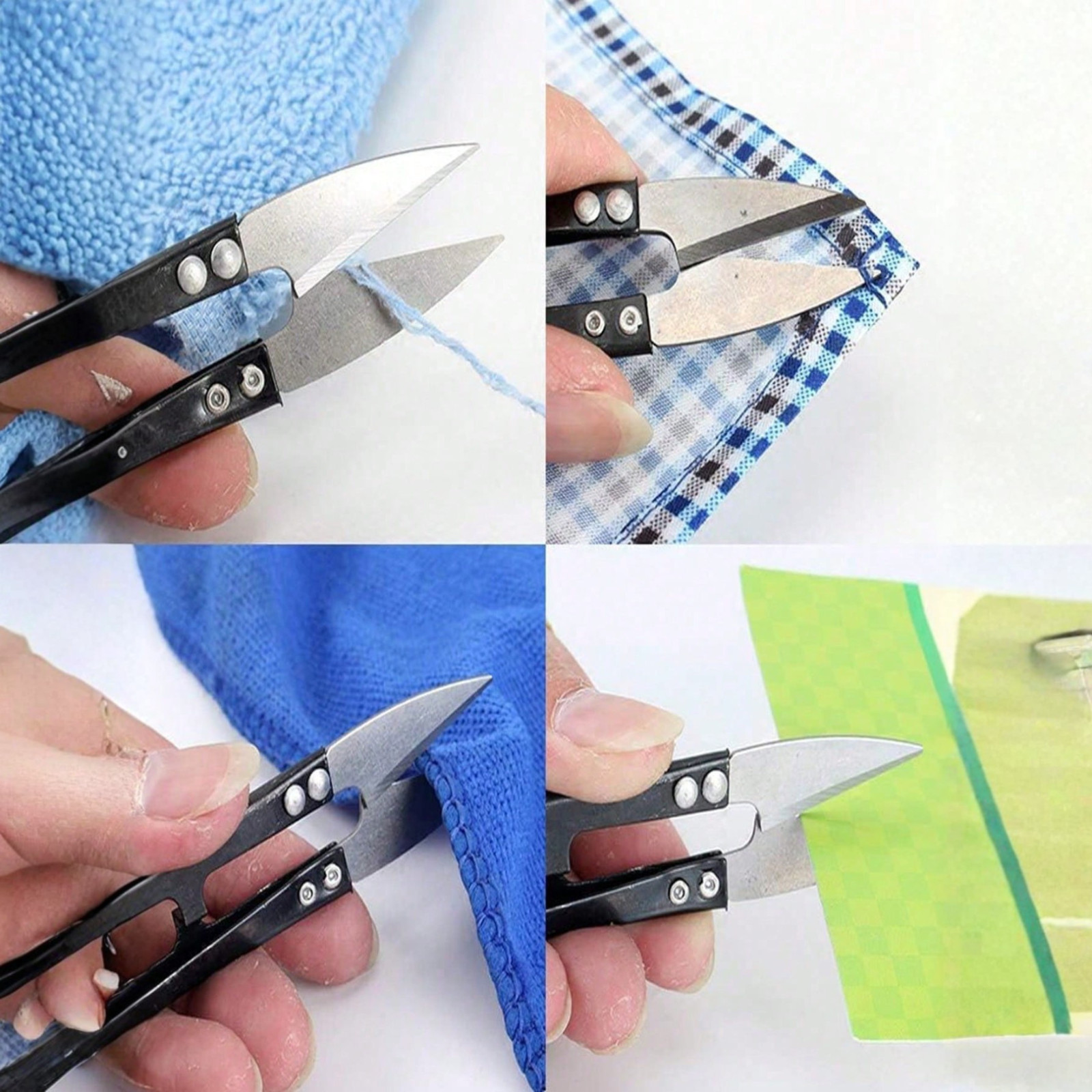 5Pcs Sewing Scissors Small Set Thread Snips U Shape Yarn Snipper for Cutter Tool