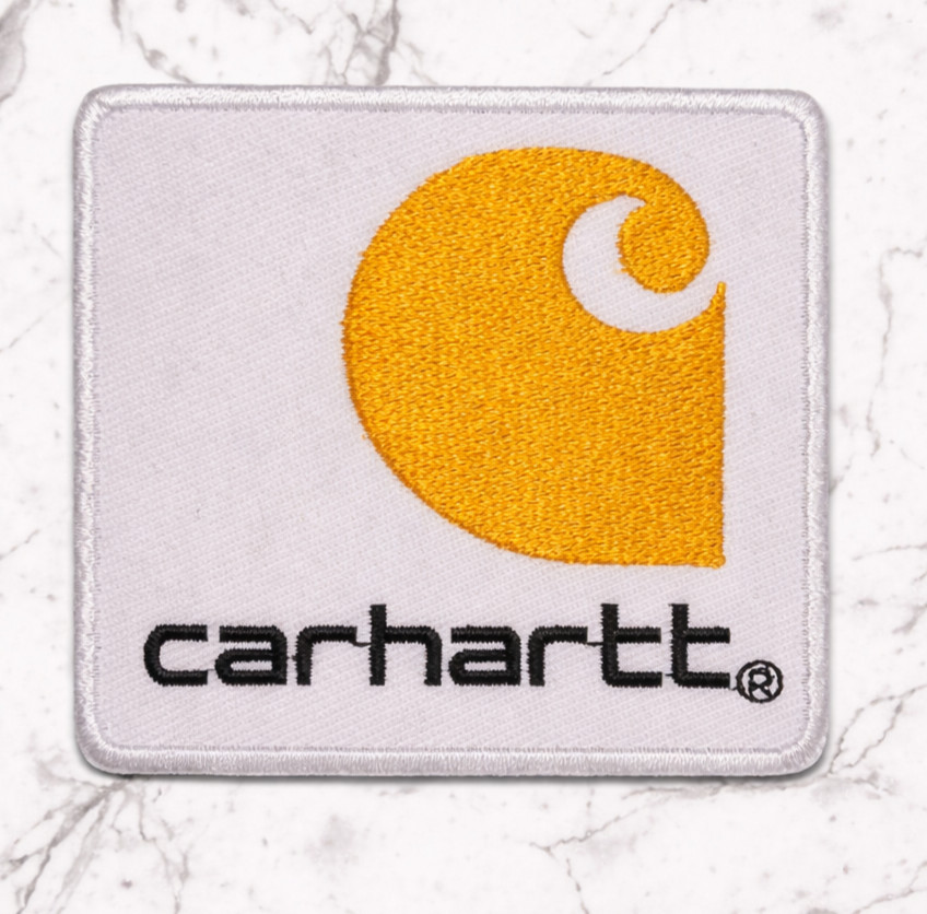 CARHARTT LOGO EMBROIDERED IRON OR SEW ON PATCH 2.75″X2.75″ FREE SHIPPING
