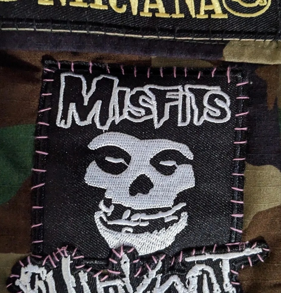 Misfits Band Patch Rock Metal Goth Punk Danzig Embroidered Iron On 3.25″x3.25″