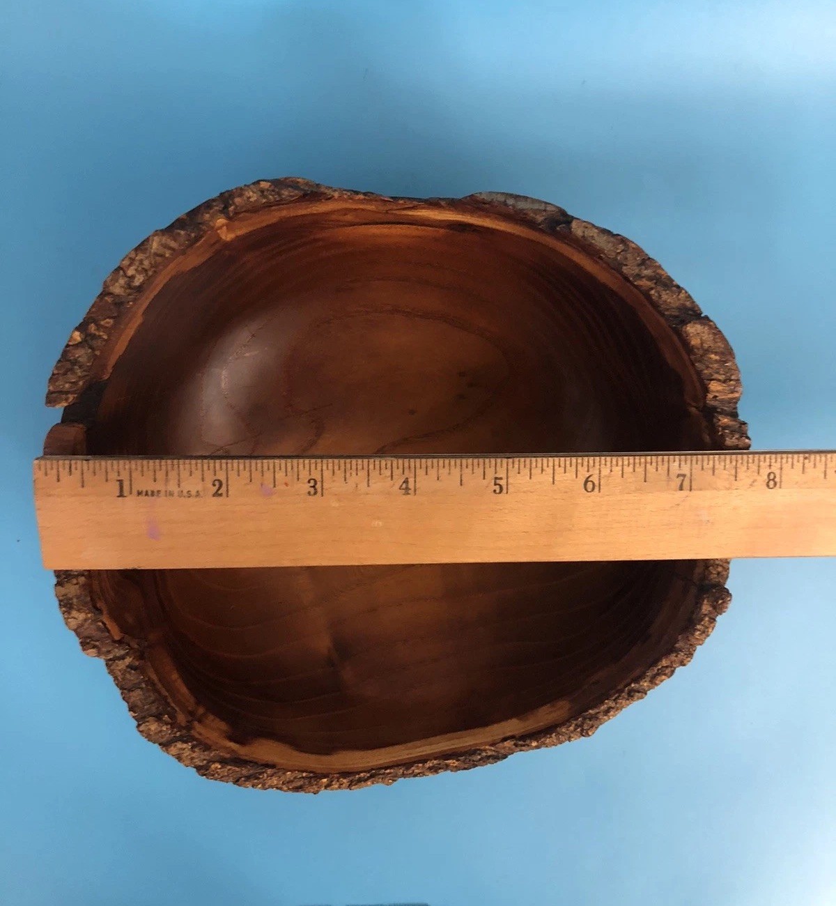 1994 Tom Mumper Mulberry Live Edge Hand-Turned Bowl Signed, Dated, #691
