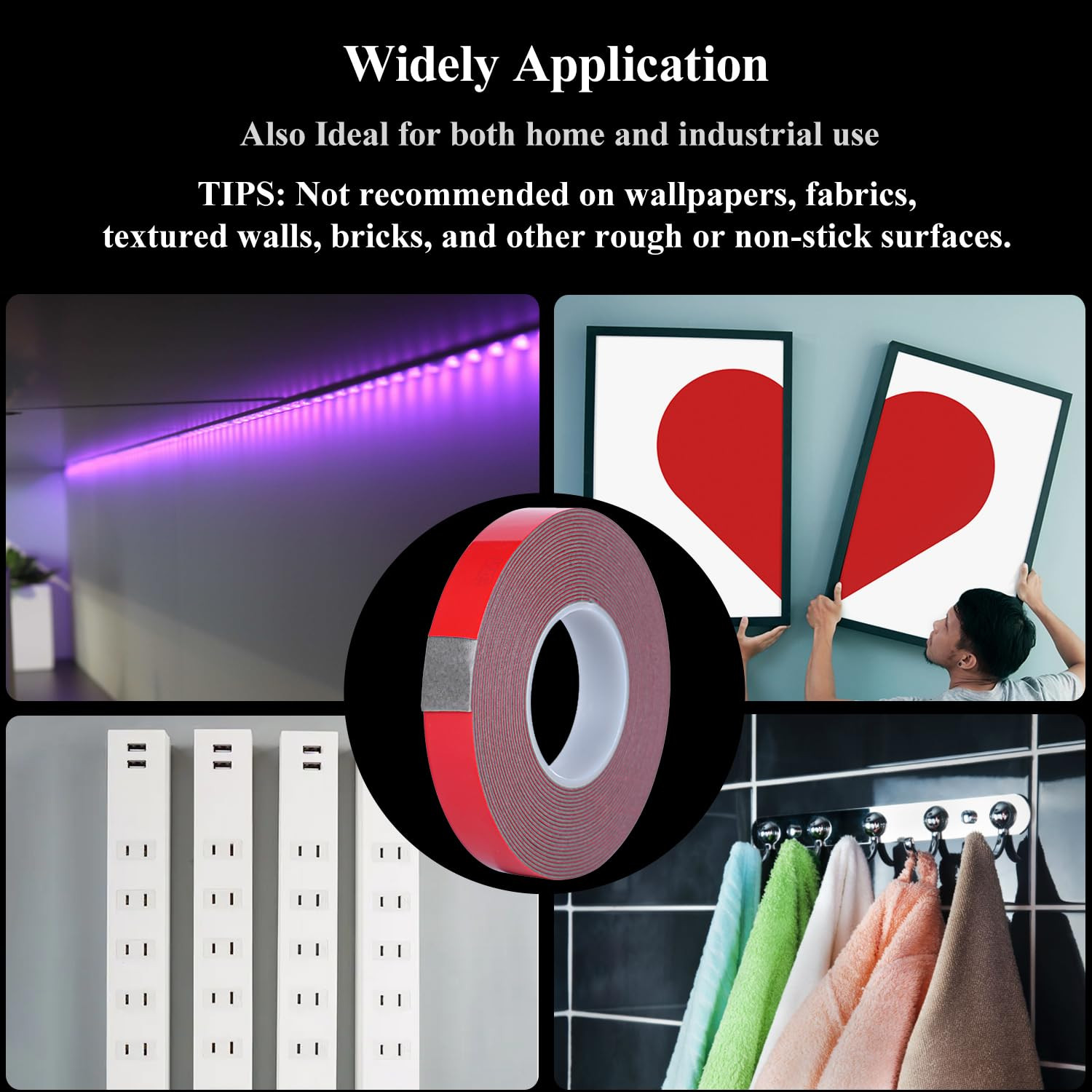 Double Sided Tape Automotive Heavy Duty Made of 3M Acrylic Foam Adhesive Cars Ex