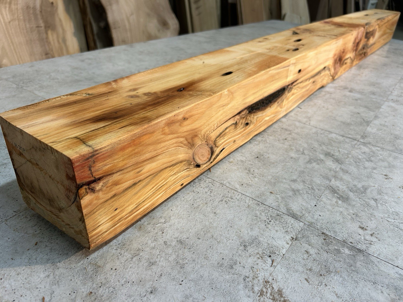 Pine Mantel Beam/Fireplace Mantle Beam/Rustic Modern Wood/Knotty Pine Beam