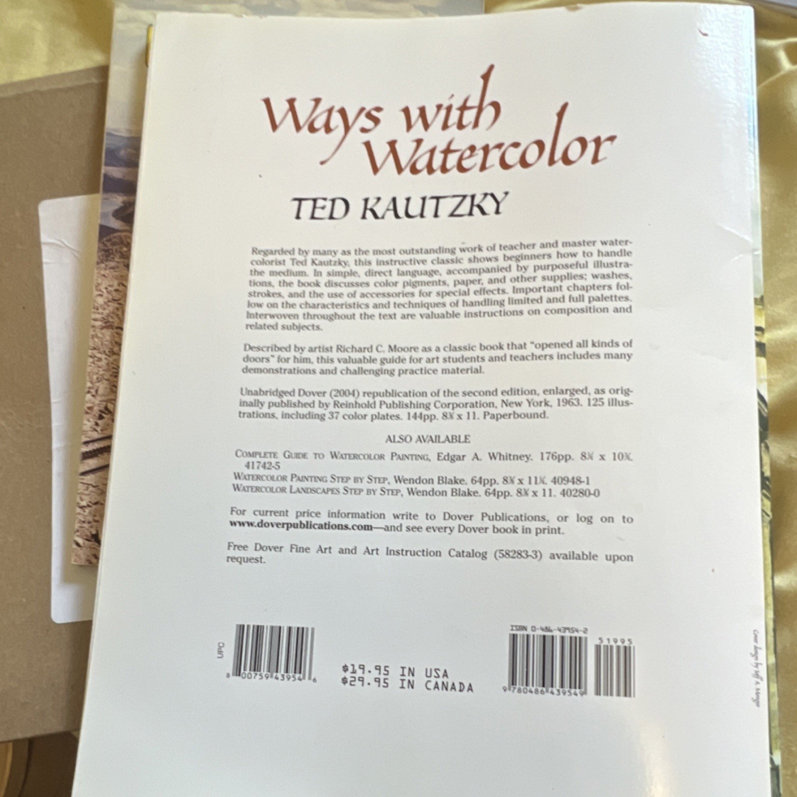 Dover Ways with Watercolor Paperback – Landscapes & Nature