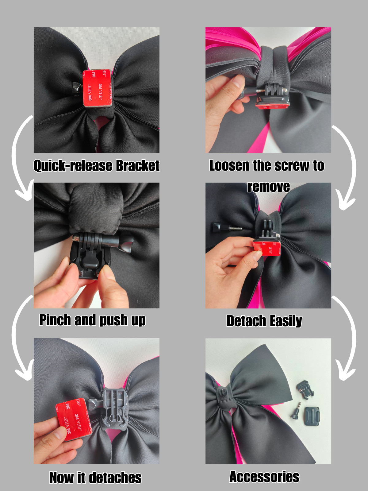 14-15 inchRemovable bow tie car rear trunk extra large car exterior decoration