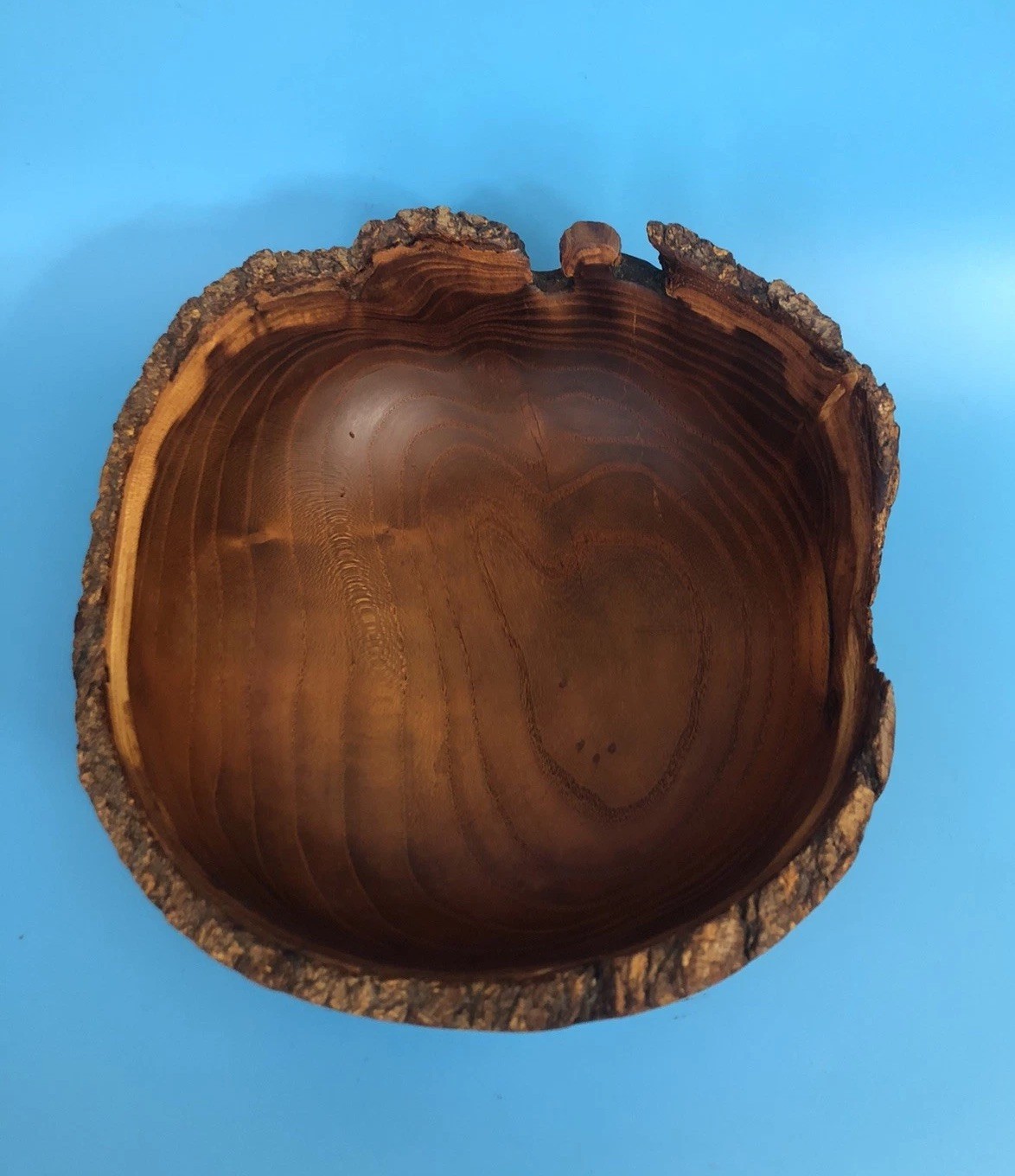 1994 Tom Mumper Mulberry Live Edge Hand-Turned Bowl Signed, Dated, #691