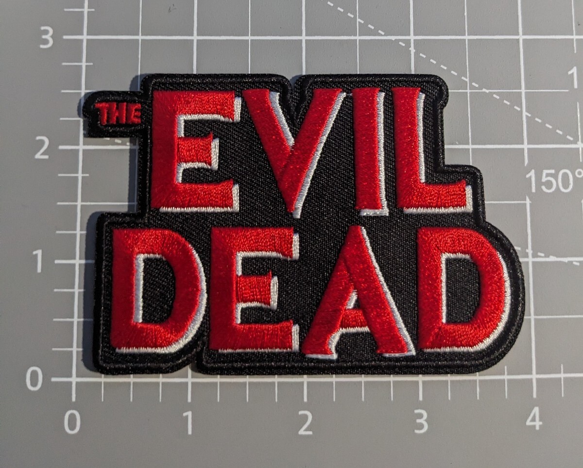 The Evil Dead Patch Horror Movies Gore Goth Embroidered Iron On Patch 4×2.5″
