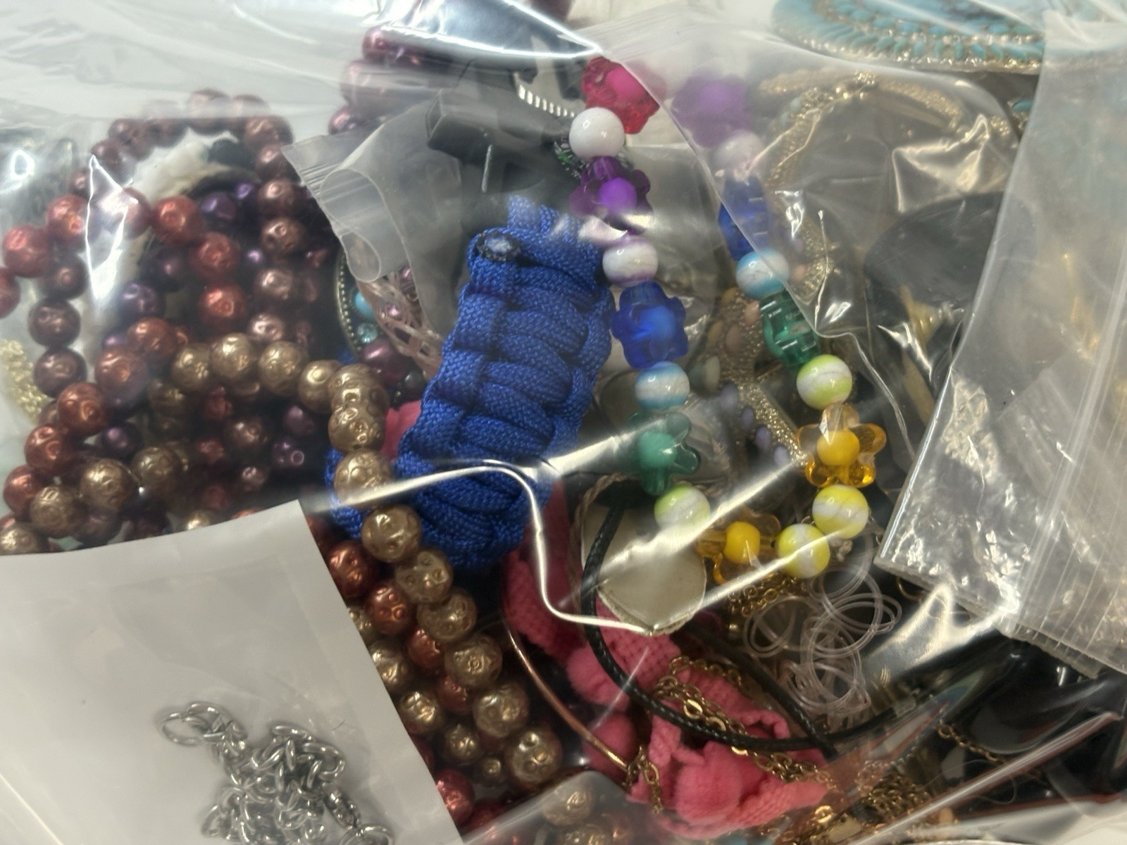 2 + Pounds Jewelry ~ UNSEARCHED ~ STORAGE UNIT FINDS ~ READ DESCRIPTION