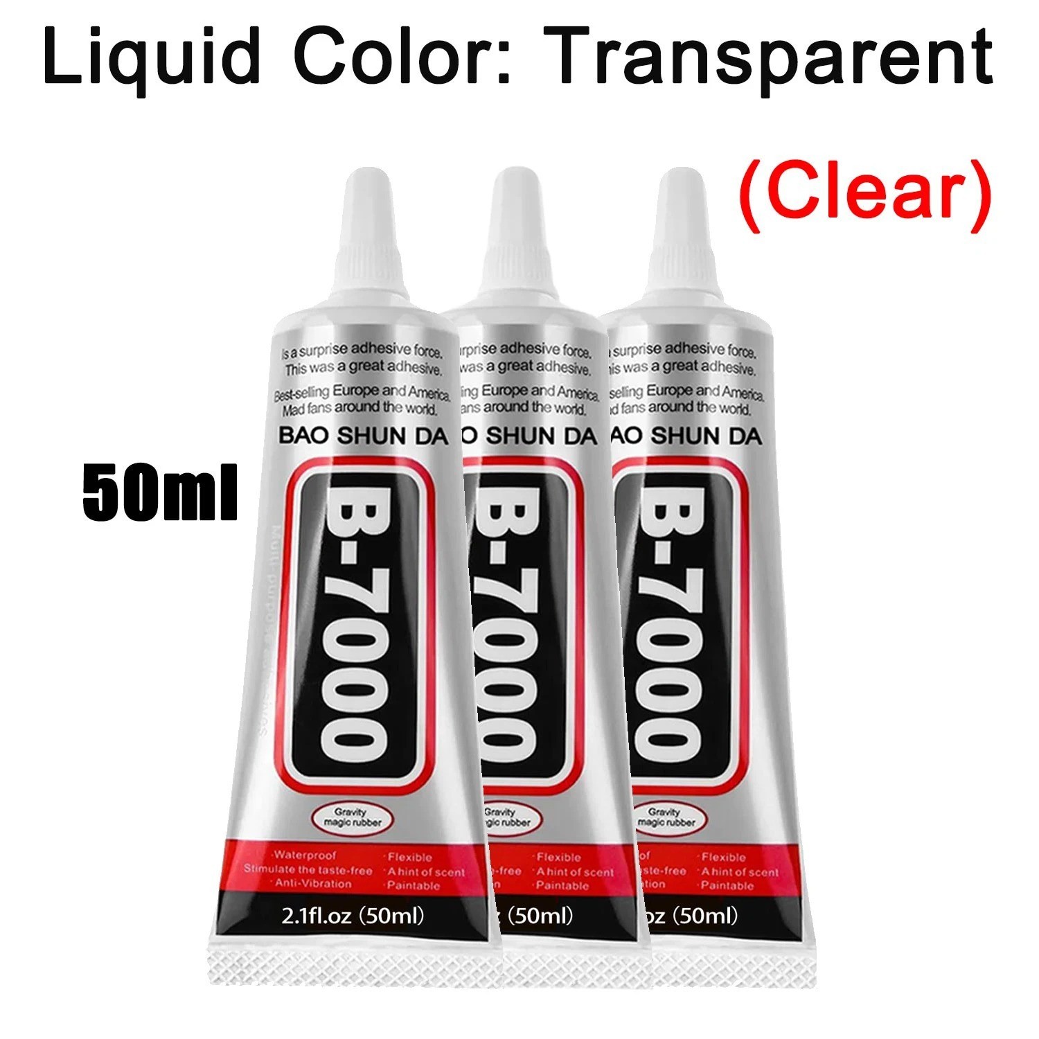 B-7000 T-7000 Clear Adhesive Glue 15/50/110ML – Phone Repair DIY Glass PlasticB