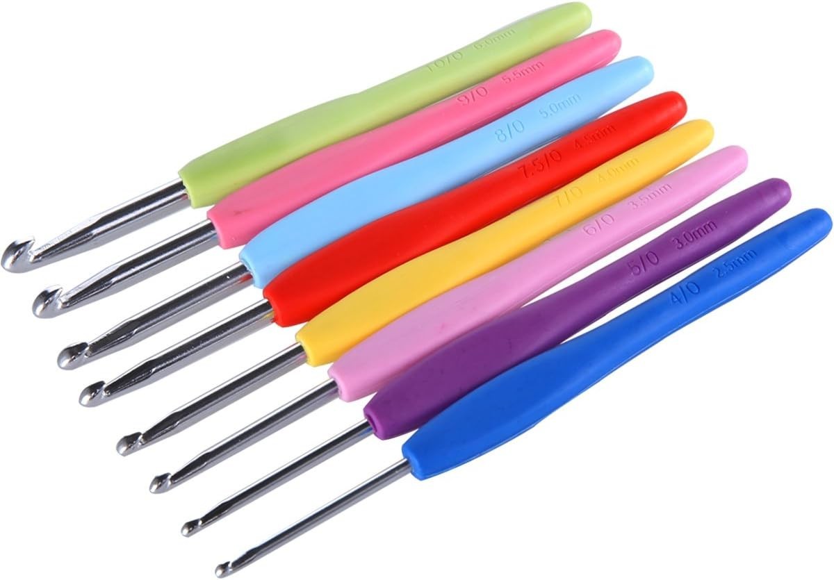 All-in-One 64-Piece Crochet Hook Set with Safety Hooks – Perfect for All Ages