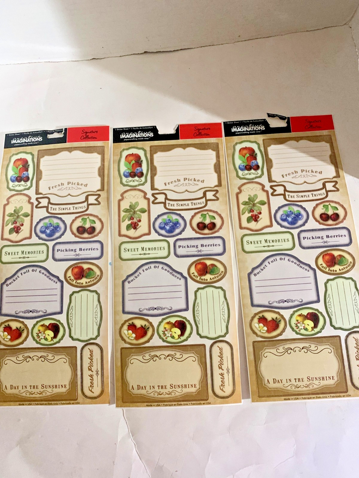 Assorted Karen Foster Design Scrapbooking Stickers Collection 10 Sheets Themed