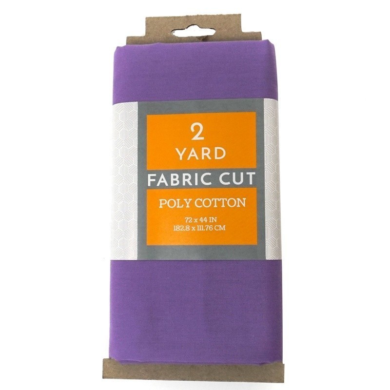 Poly Cotton Precut Fabric 2 Yards Quilting Crafting Durable Wrinkle Resistant US