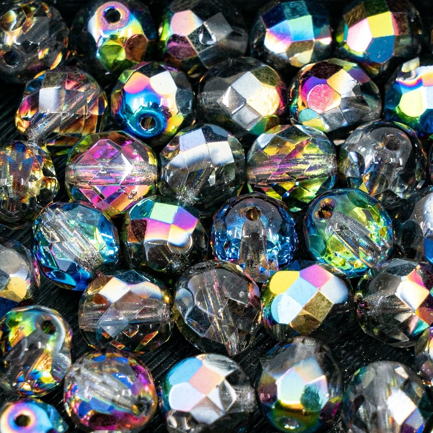 Versatile 275 Pcs Crystal Vitrail Czech Glass Beads – Perfect for Jewelry Design