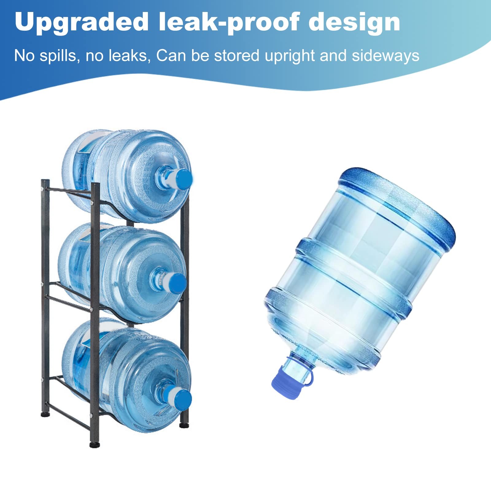 3 & 5 Gallon Water Jug Cap all bottles with a diameter of 55mm, Blue