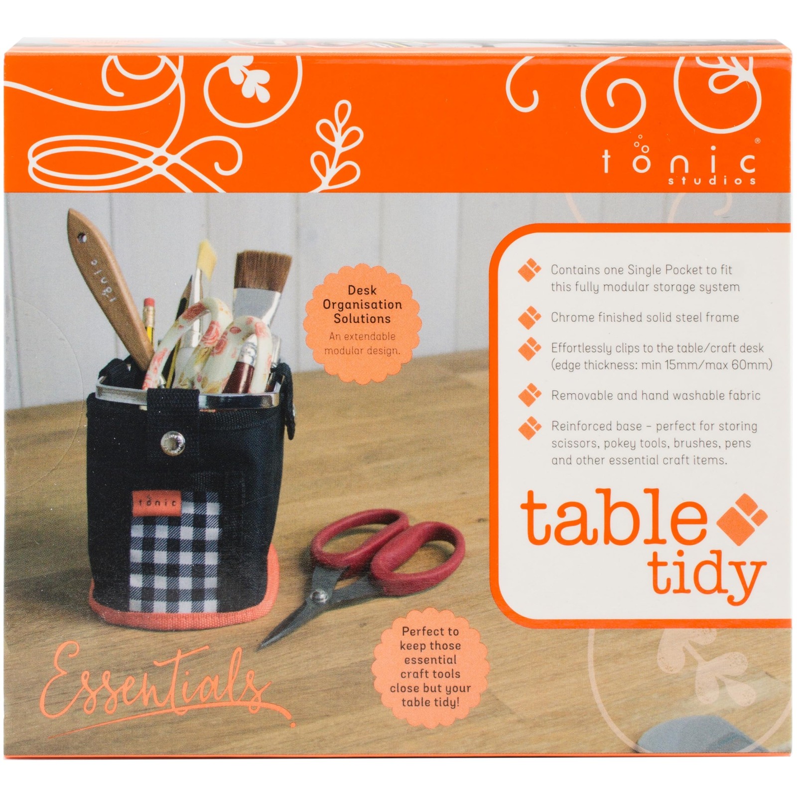 Single Pocket Table Tidy, None