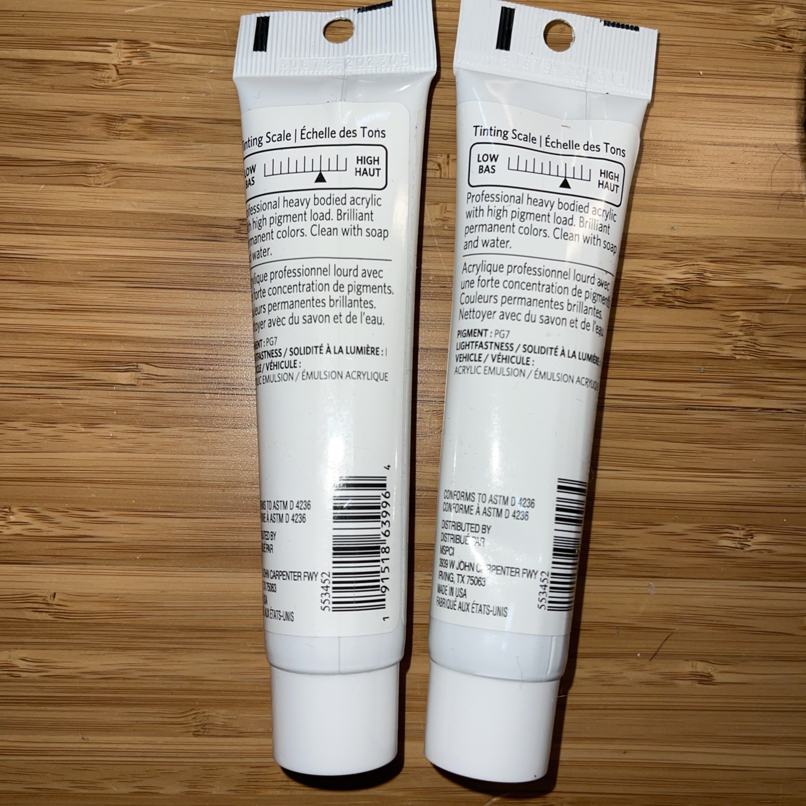 2x High Viscosity Acrylic Paint Level 3 Artist’s Loft Phtalo Green Blue Shade