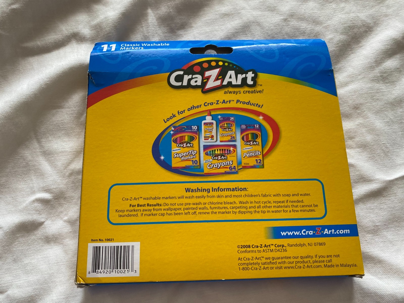 Cra Z Art Washable Markers 11 Brighter Classic Colors Non Toxic Broadline