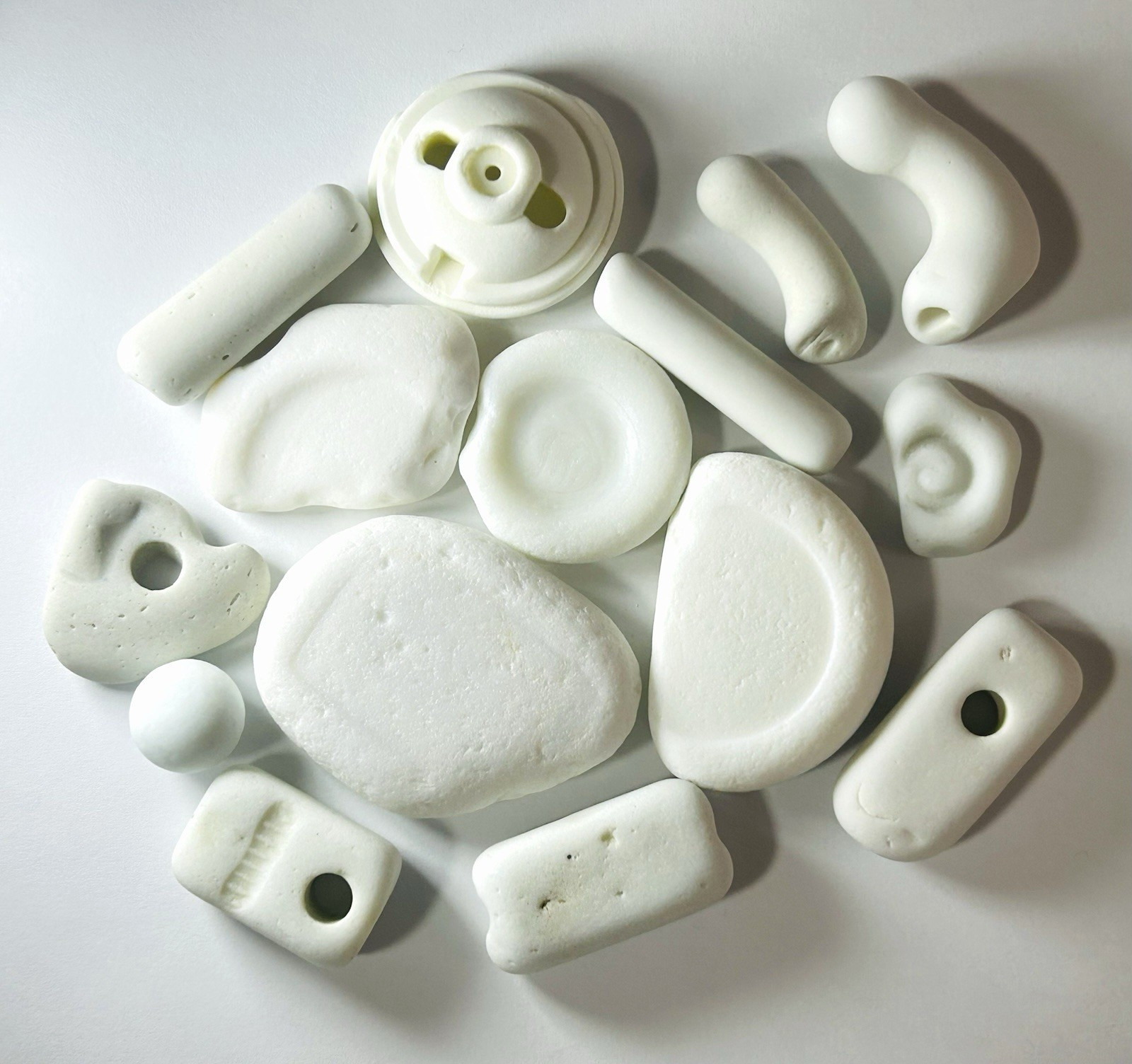 Genuine Sea Glass Surf-Tumbled From Japan Unique shape mix