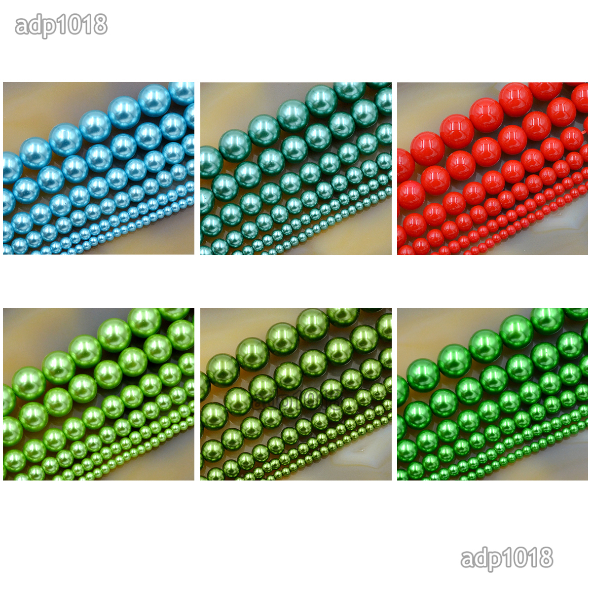 Wholesale Top Quality Czech Glass Pearl Round Beads 16” 3mm 4mm 6mm 8mm 10mm