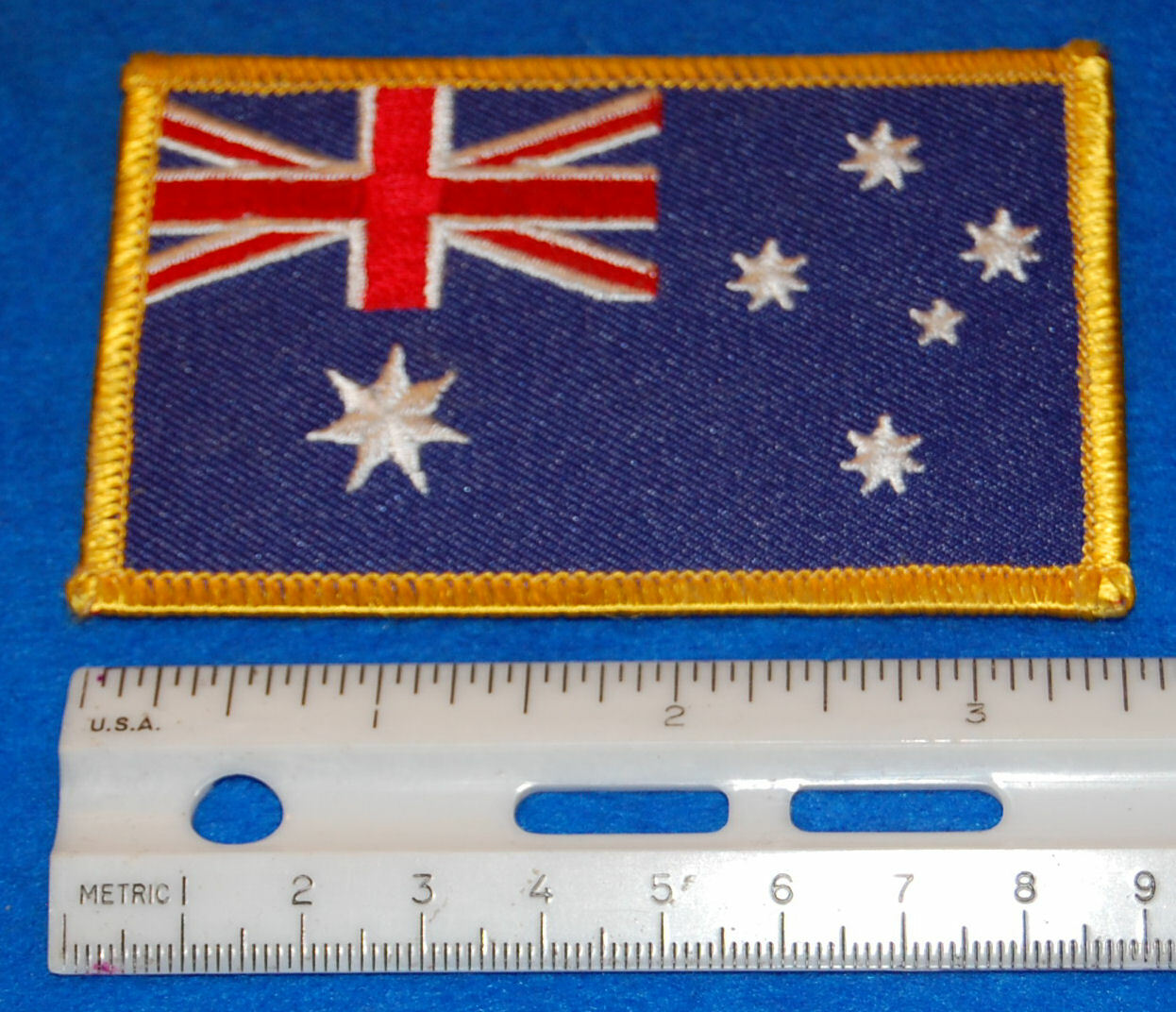Various International Country (A-C) Flag Embroidered Patches, New