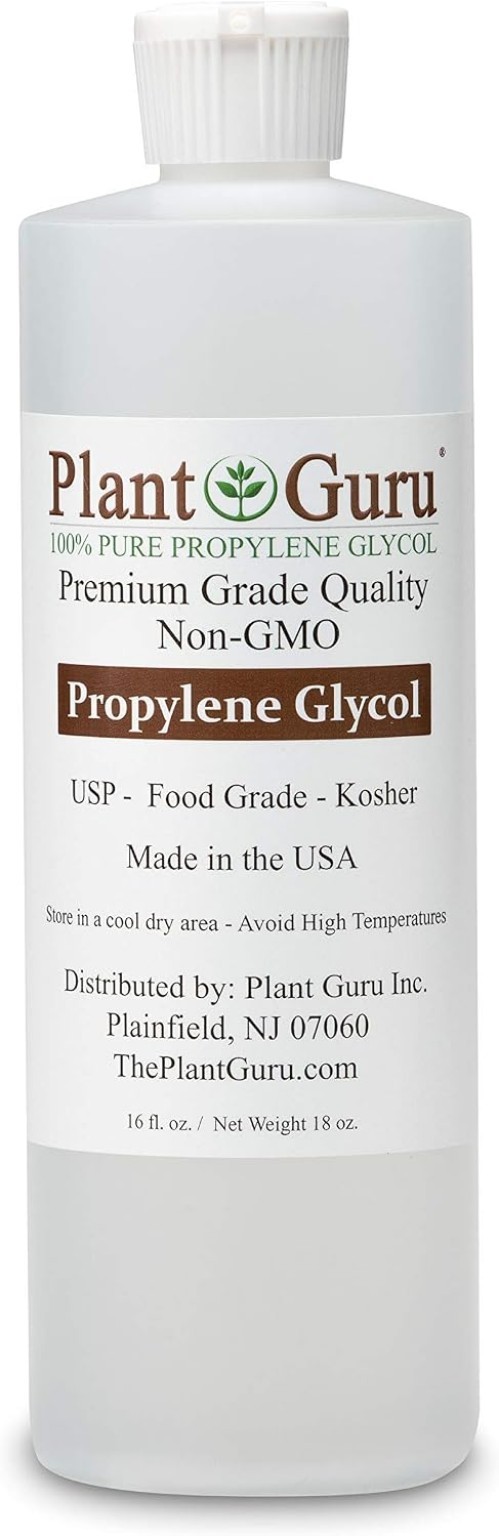 Vegetable Glycerin/Glycerine & Propylene Glycol 16 oz Value Pack Food Grade U…