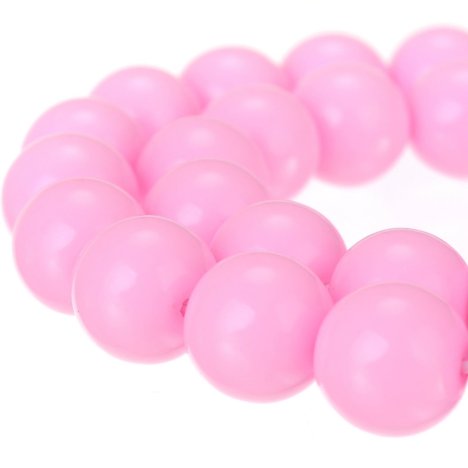 RUBYCA Round Opaque Painted Druk Czech Glass Beads Bulk Jewelry 4mm, Dark Red