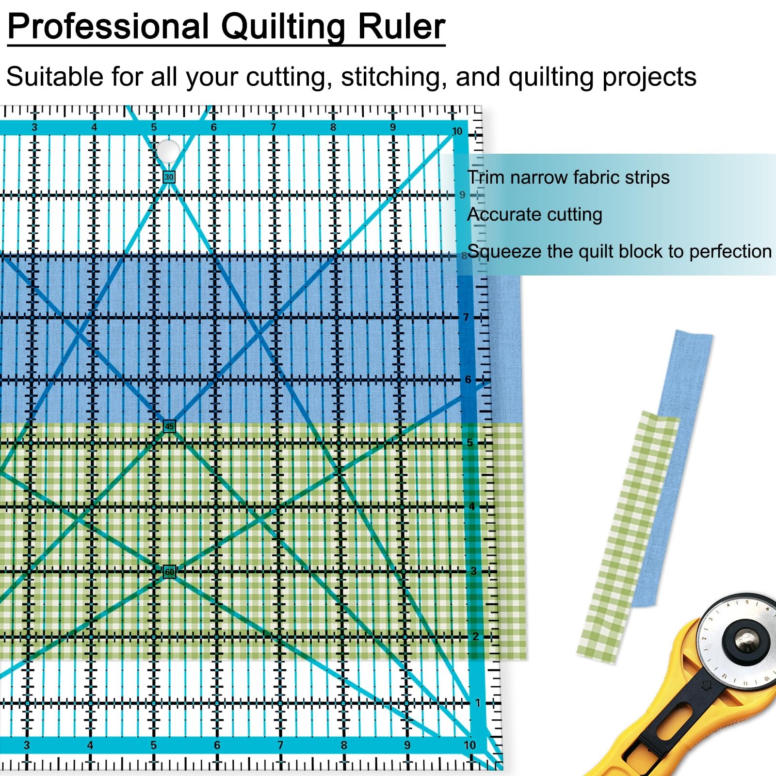 Quilting Rulers 4 Square Ruler Quilting Templates,Quilting Ruler Acrylic Rule…