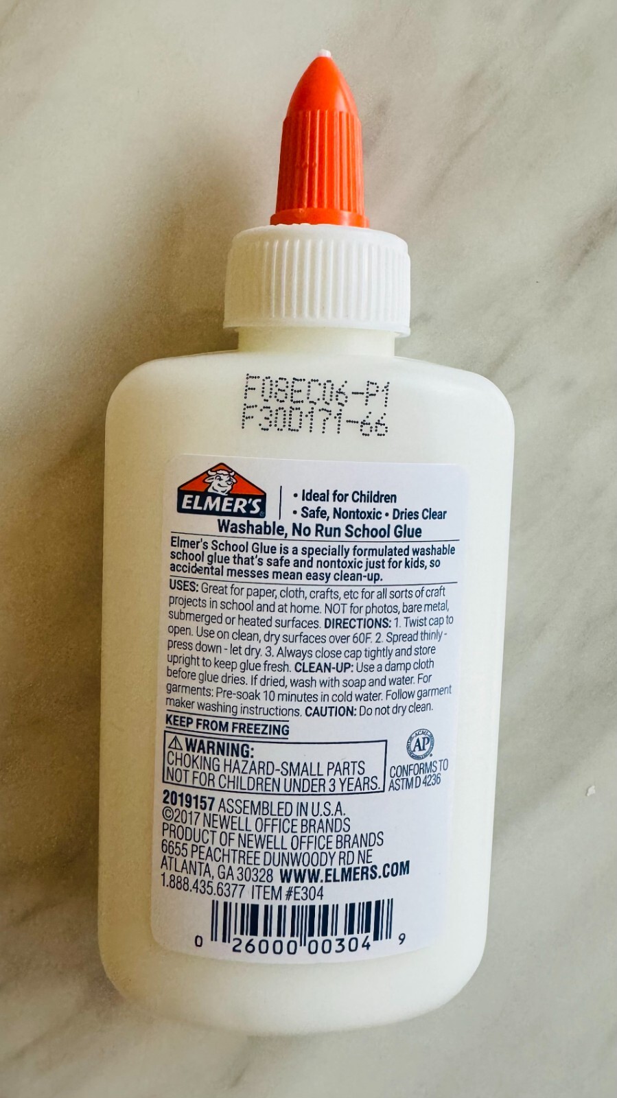 Elmer’s Liquid School Glue, Washable, 4oz. 1 Count 2,3,4,5,6,8,10,12 PACK Choose