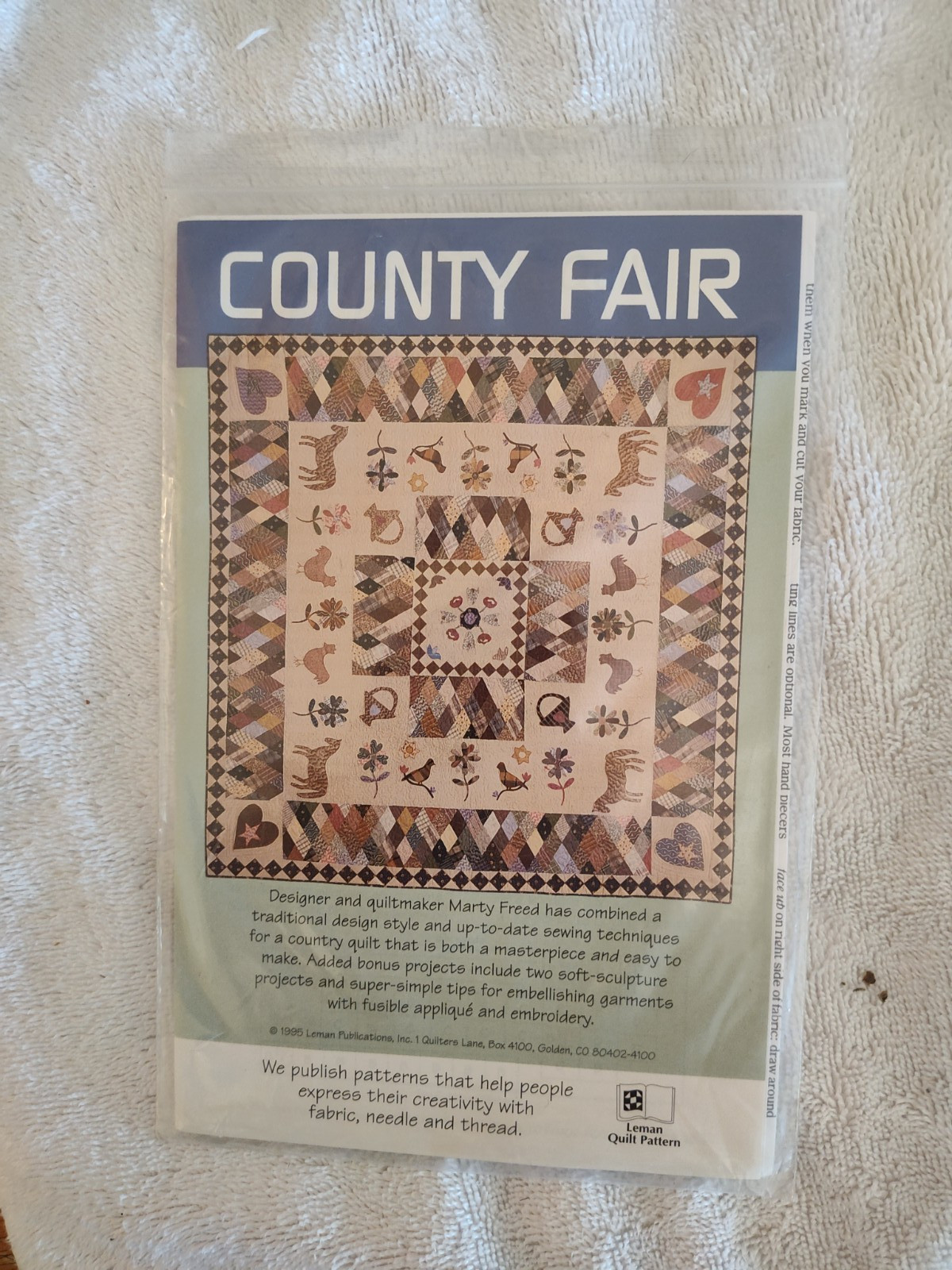 County Fair -Quilt Pattern MARTY FREED