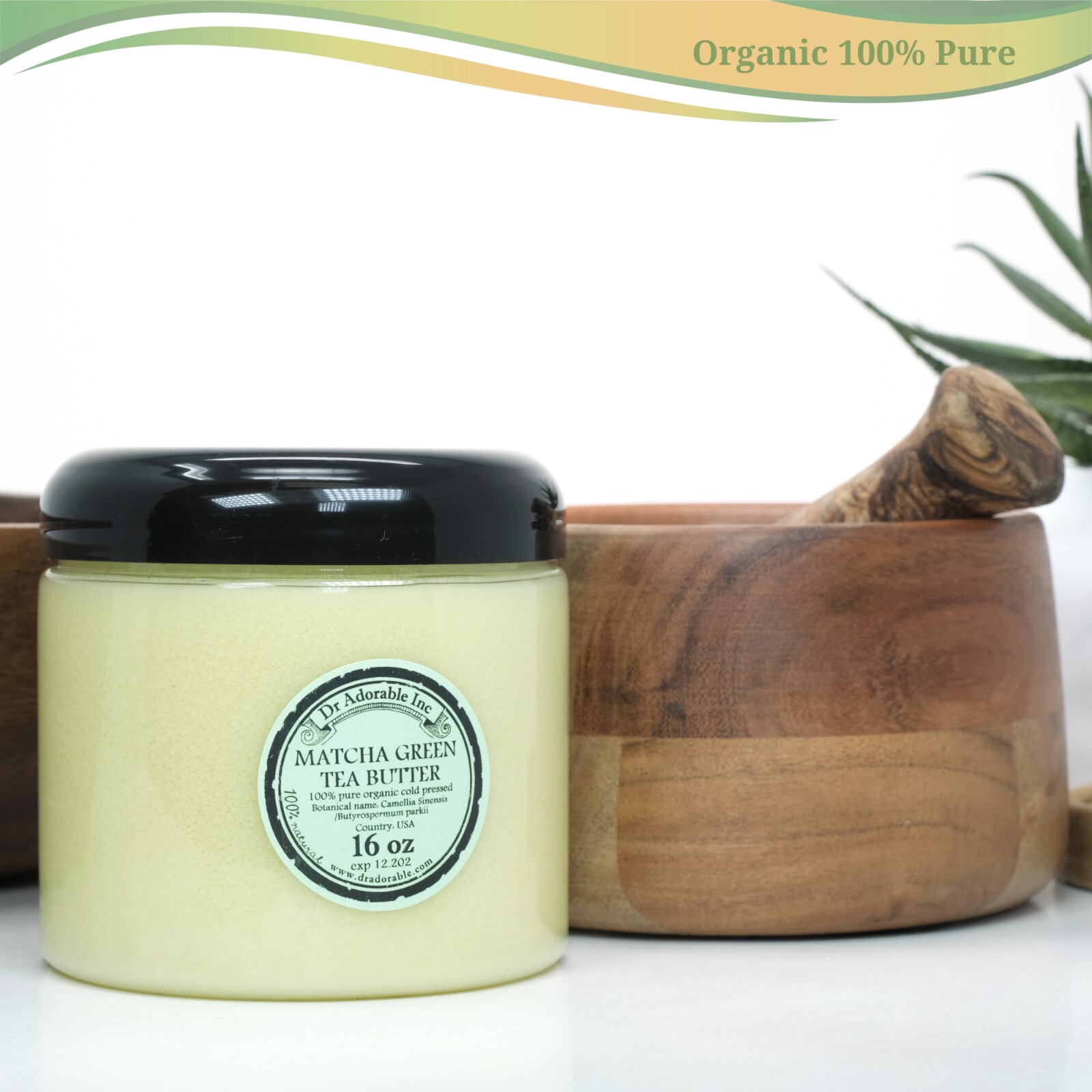 Matcha Green Tea Butter Organic 100% Pure 2 oz 4oz 8oz up to 12 Lb Free Shipping