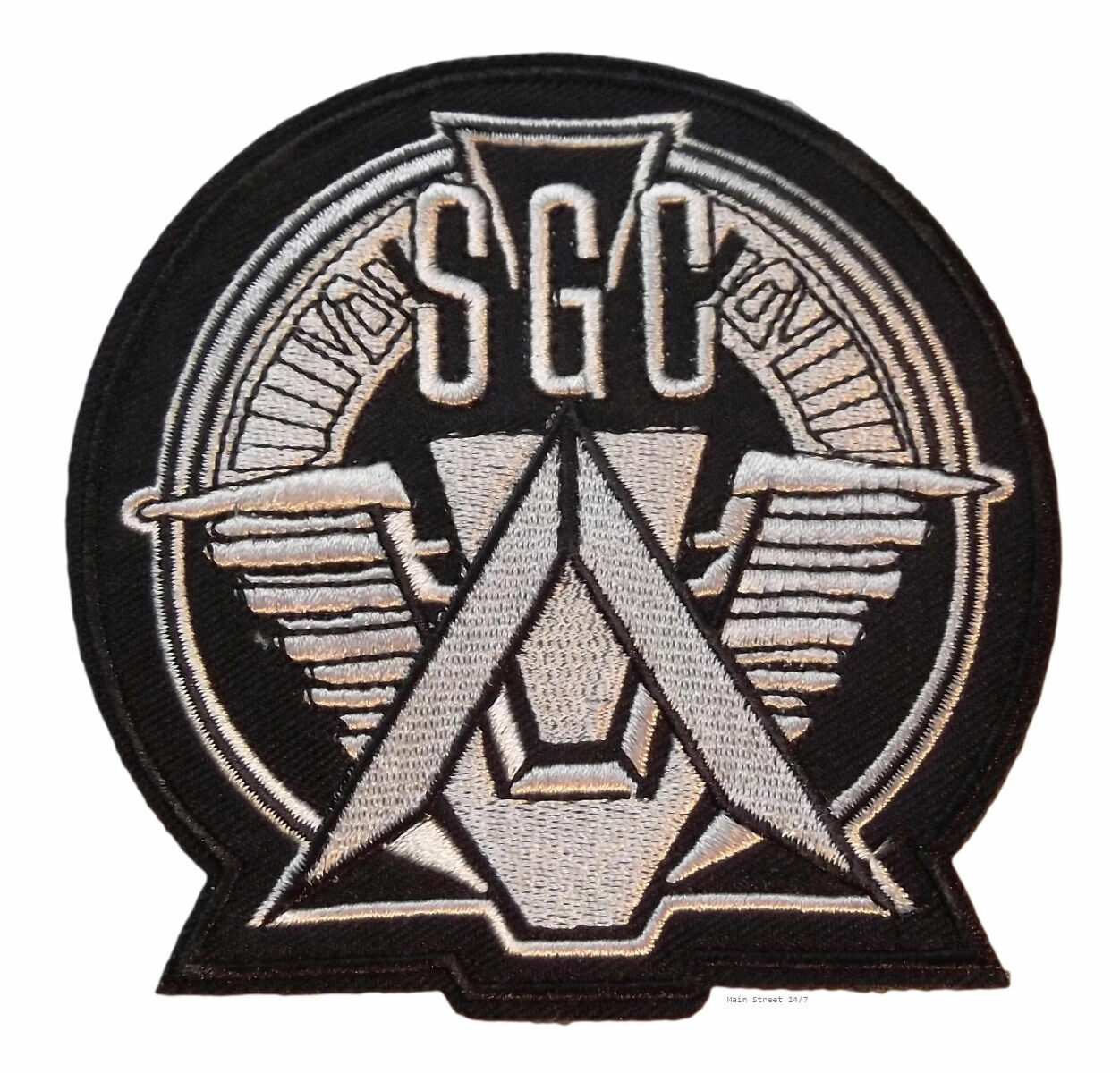 Stargate SG-1 Prometheus SGC Logo 3 3/4″ Tall Embroidered Iron on Patch