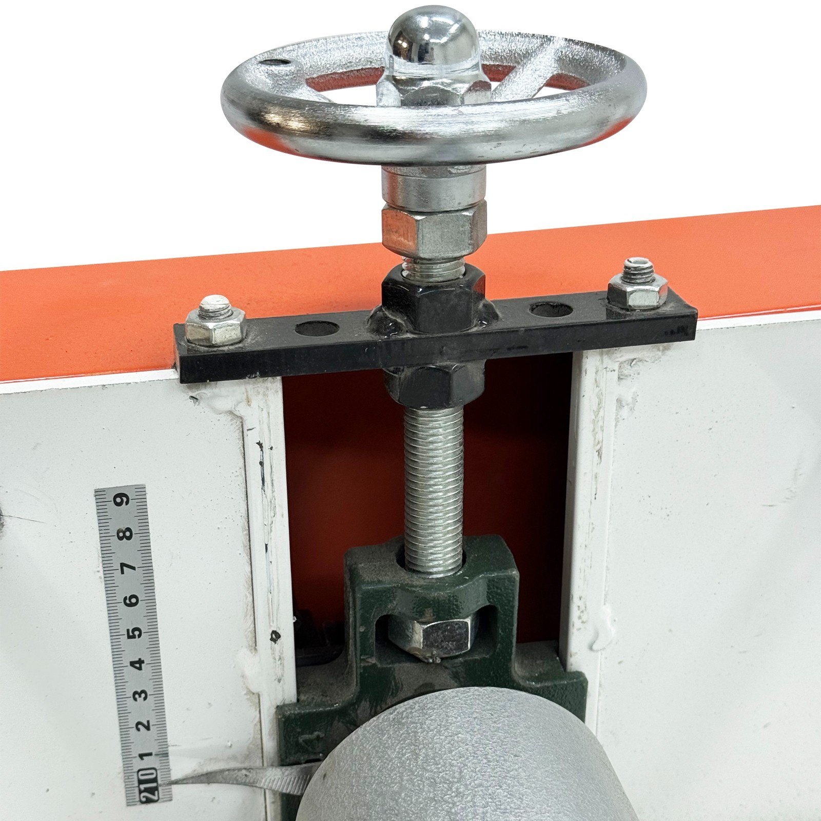 Ceramic Clay Slab Roller Dual – Axis 58cm Stainless Steel Large Handwheel Scale